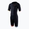 Costum de triatlon pentru bărbați ZONE3 Activate+ Trisuit black/neon