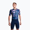 Combinezon de triatlon pentru bărbați ZONE3 Activate+ Trisuit print 6