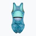 Costum de baie întreg pentru femei ZONE3 Classic teal tie-dye 2
