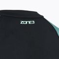 Costum de baie întreg pentru femei ZONE3 Long Sleeve teal tie dye 4