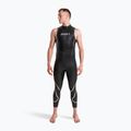 Costum de triatlon pentru bărbați ZONE3 Glide Sleeveless Wetsuit black/grey 3