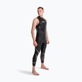 Costum de triatlon pentru bărbați ZONE3 Glide Sleeveless Wetsuit black/grey 5