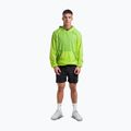 Jachetă de vânt pentru bărbați BOXRAW Genaro Oversized Windbreaker Hoodie galben neon 3