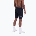 Pantaloni scurți de antrenament pentru bărbați BOXRAW Sparring Club 2-in-1 black 3