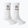 Șosete pentru bărbați BOXRAW We Don't Play Boxing Crew 3 pairs white 3