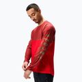 Longsleeve de ciclism pentru bărbați Endura Core Printed flame red 2
