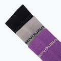 Șosete pentru femei Endura Coolmax Race 3 pairs W end purple 6