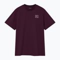 Tricou de ciclism Endura Stacked Logo Graphic Tee black cherry
