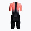 Costum de triatlon pentru femei HUUB Commit Long Course Suit negru/coral 2