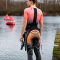 Costum de triatlon pentru femei HUUB Commit Long Course Suit negru/coral 8