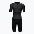 Combinezon de triatlon pentru bărbați HUUB Eternal Aero LC Tri Suit balck/red