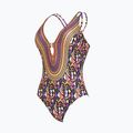 Costum de baie pentru femei Zoggs Culture Jam Crossback violet / portocaliu / alb