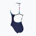 Costum de baie o singură piesă pentru femei Zoggs Pop Block T Back alb / roșu / albastru / marin 2