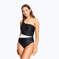 Costum de baie o singură piesă pentru femei Zoggs Lattice One Shoulder albastru / alb 8