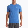 Tricou de antrenament pentru bărbați Nike Heather albastru marin NESSA589-494