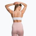 Gymshark Seamless Bralette fără cusături Bralette gât înalt sutien de fitness alb 3