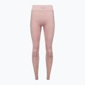 Jambiere de antrenament pentru femei Gymshark Flawless Shine Seamless roz/alb 5