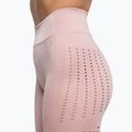 Jambiere de antrenament pentru femei Gymshark Flawless Shine Seamless roz/alb 4