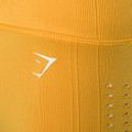 Pantaloni scurți de antrenament Gymshark Flawless Shine Seamless Seamless saffron/galben pentru femei Gymshark 7