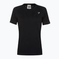 Tricou de antrenament pentru femei Gymshark Energy Seamless negru 5