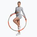 Tricou cu mânecă lungă de antrenament pentru femei Gymshark Vital Seamless Crop Top gri deschis 2