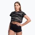 Tricou de antrenament pentru femei Gymshark Zone Graphic Crop negru/lime