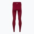 Jambiere Gymshark Training Full Lenght pentru femei burgundy/alb 6