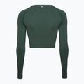 Top de antrenament longsleeve pentru femei Gymshark Vital Seamless Crop Top obsidian / grey / marl 2