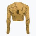 Jambiere de antrenament pentru femei Gymshark Adapt Camo Savanna Seamless galben indian 6