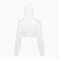 Tricou de antrenament pentru femei Gymshark KK Twins KK Twins Zip Up Crop alb 6