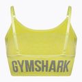 Gymshark Flex Strappy Sports glitch sutien de fitness cu bretele galben marl 7