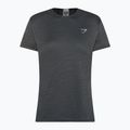 Tricou de alergare Gymshark Running Top SS pentru femei de culoare închisă/gri pentru antrenament 5