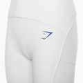 Jambiere de antrenament pentru femei Gymshark Pulse alb/albastru 8