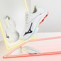 Pantofi de volei pentru femei Mizuno Wave Lightning Z6 alb V1GC200010 2
