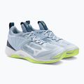 Pantofi de volei pentru bărbați Mizuno Wave Momentum 2 heather/white/neo lime 4