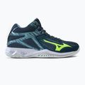 Pantofi de volei pentru bărbați Mizuno Thunder Blade 3 Mid albastru V1GA217538 2
