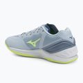 Încălțăminte de handbal pentru femei Mizuno Wave Stealth Neo heather/white/neo lime 3