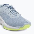 Încălțăminte de handbal pentru femei Mizuno Wave Stealth Neo heather/white/neo lime 7