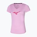 Tricou de alergat pentru femei  Mizuno Impulse Core RB Tee pink lavender