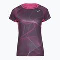 Tricou de alergat pentru femei Mizuno Aero Tee gape wine