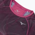 Tricou de alergat pentru femei Mizuno Aero Tee gape wine 3