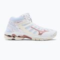 Pantofi de volei pentru femei Mizuno Wave Voltage Mid alb V1GC216536 2