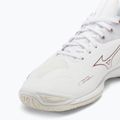 Încălțăminte de handbal pentru femei Mizuno Wave Mirage 4 white/rose/snow white 7