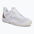 Pantofi de handbal pentru femei Mizuno Ghost Shadow alb