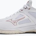 Pantofi de handbal pentru femei Mizuno Ghost Shadow alb 9