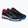 Pantofi de padel Mizuno Wave Exceed Light CC Padel negru pentru bărbați 61GB222210 4