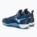 Pantofi de volei pentru bărbați Mizuno Wave Momentum 2 Mid albastru marin V1GA211721 3