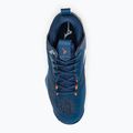 Pantofi de volei pentru bărbați Mizuno Wave Momentum 2 Mid albastru marin V1GA211721 6