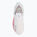 Încălțăminte de tenis pentru femei Mizuno Wave Exceed Tour 5 CC undyed white/quiet shade/opera red 5