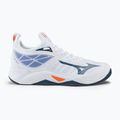 Pantofi de volei pentru bărbați Mizuno Wave Dimension alb V1GA224022 2